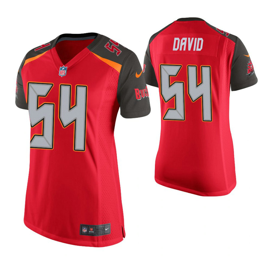 Women Tampa Bay Buccaneers #54 Lavonte David Red Game Jersey Women Tampa Bay Buccaneers #54 Lavonte David Red Game Jersey