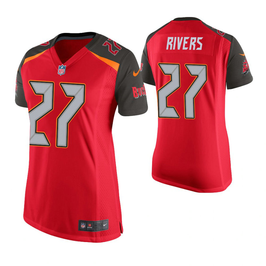 Women Tampa Bay Buccaneers #27 Ronald Jones Red Game Jersey