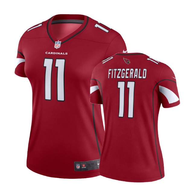 Women Arizona Cardinals #11 Larry Fitzgerald Cardinal Legend Jersey