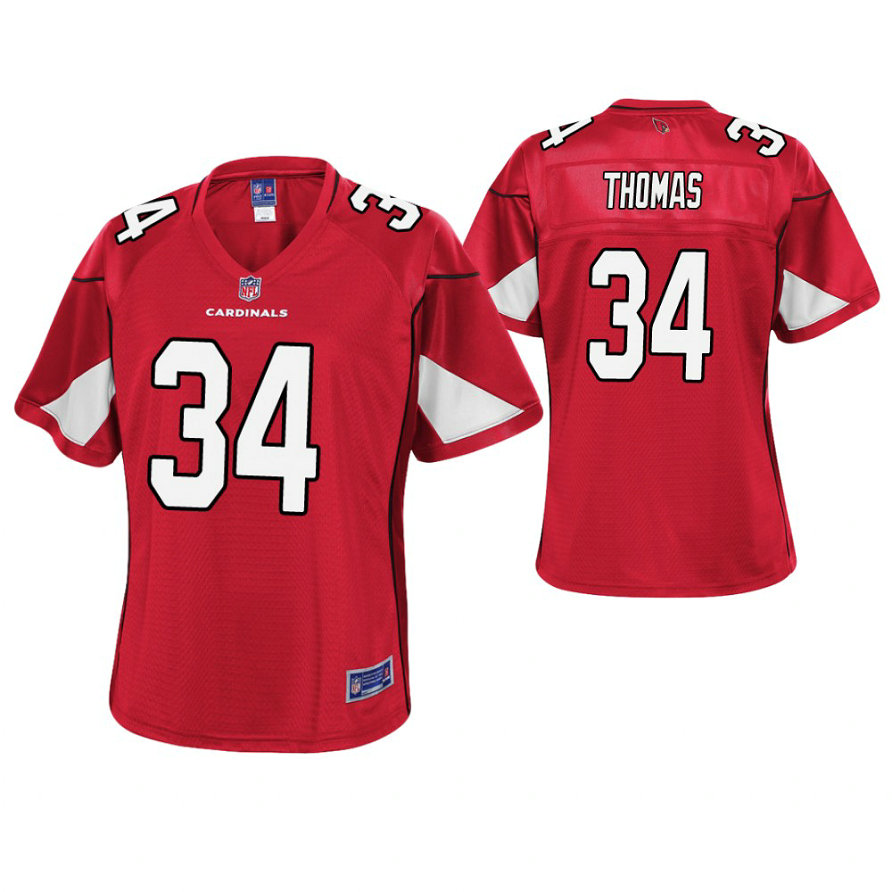 Women Arizona Cardinals #34 Tavierre Thomas Cardinal Pro Line Player Jersey Women Arizona Cardinals #34 Tavierre Thomas Cardinal Pro Line Player Jersey