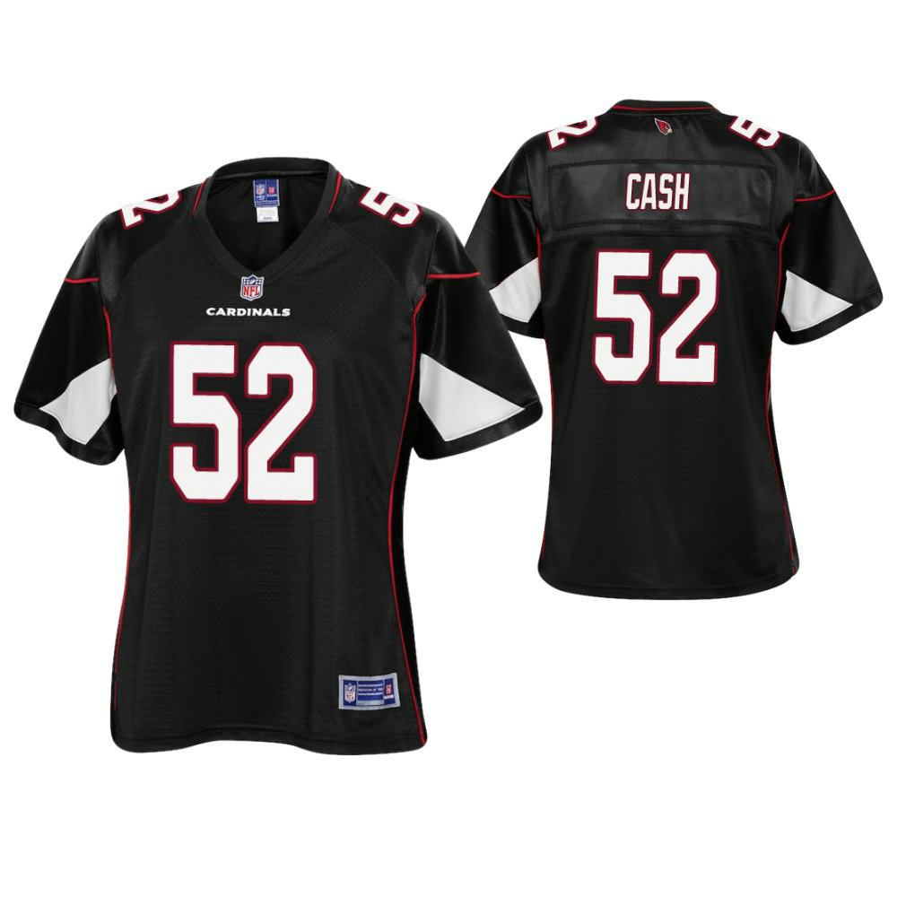 Women Arizona Cardinals #52 Jeremy Cash Black Pro Line Player Jersey