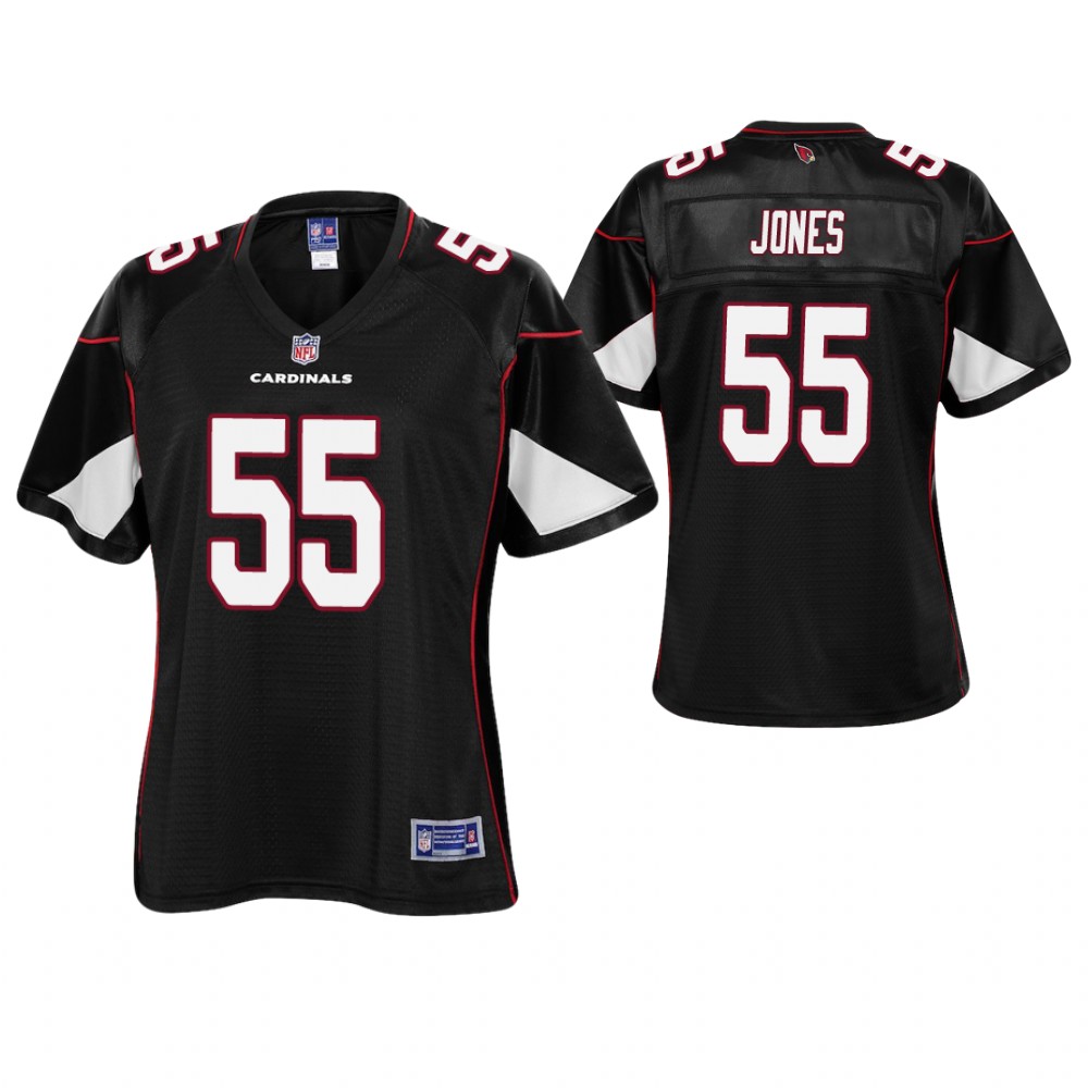 Women Arizona Cardinals #55 Chandler Jones Black Pro Line Player Jersey