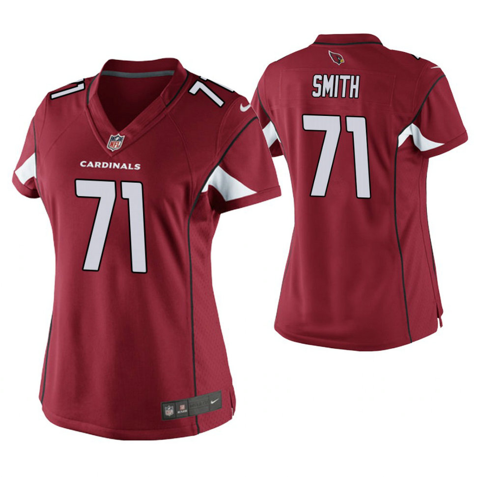 Women Arizona Cardinals #71 Andre Smith Cardinal Game Jersey Women Arizona Cardinals #71 Andre Smith Cardinal Game Jersey