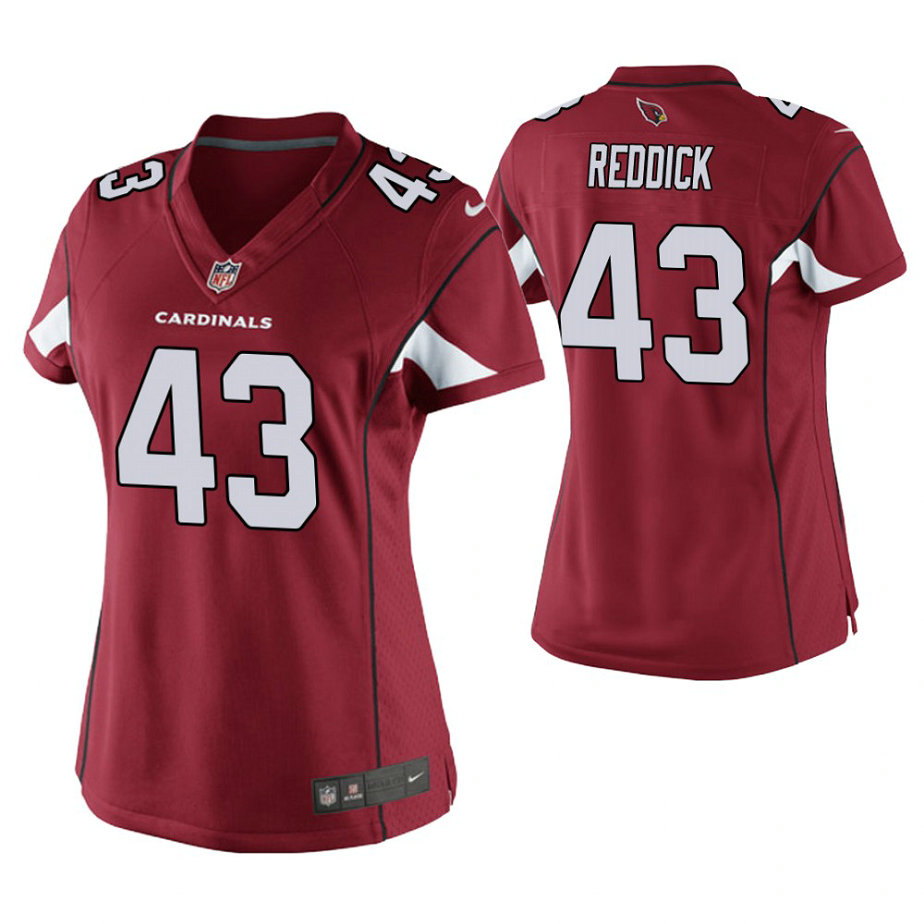 Women Arizona Cardinals #43 Haason Reddick Cardinal Game Jersey Women Arizona Cardinals #43 Haason Reddick Cardinal Game Jersey