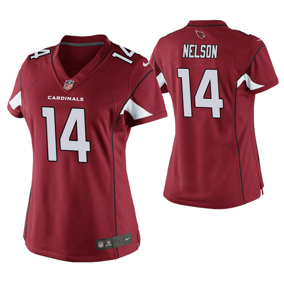 Women Arizona Cardinals #14 J. J. Nelson Cardinal Game Jersey Women Arizona Cardinals #14 J. J. Nelson Cardinal Game Jersey