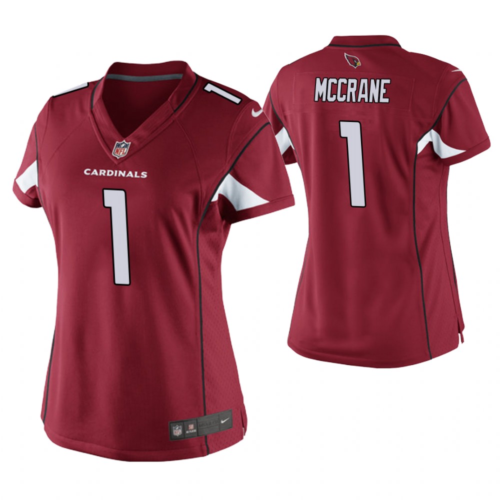 Women Arizona Cardinals #1 Matt McCrane Cardinal Game Jersey Women Arizona Cardinals #1 Matt McCrane Cardinal Game Jersey