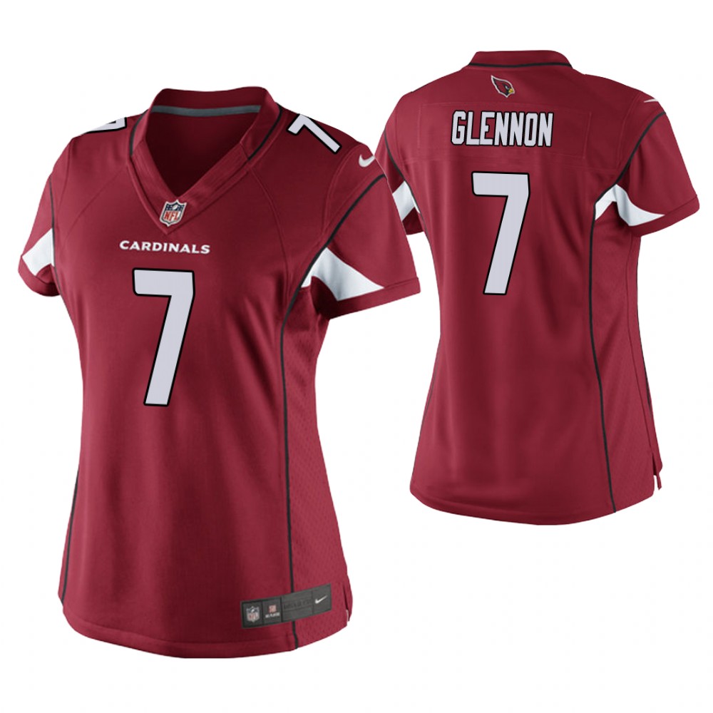 Women Arizona Cardinals #7 Mike Glennon Cardinal Game Jersey