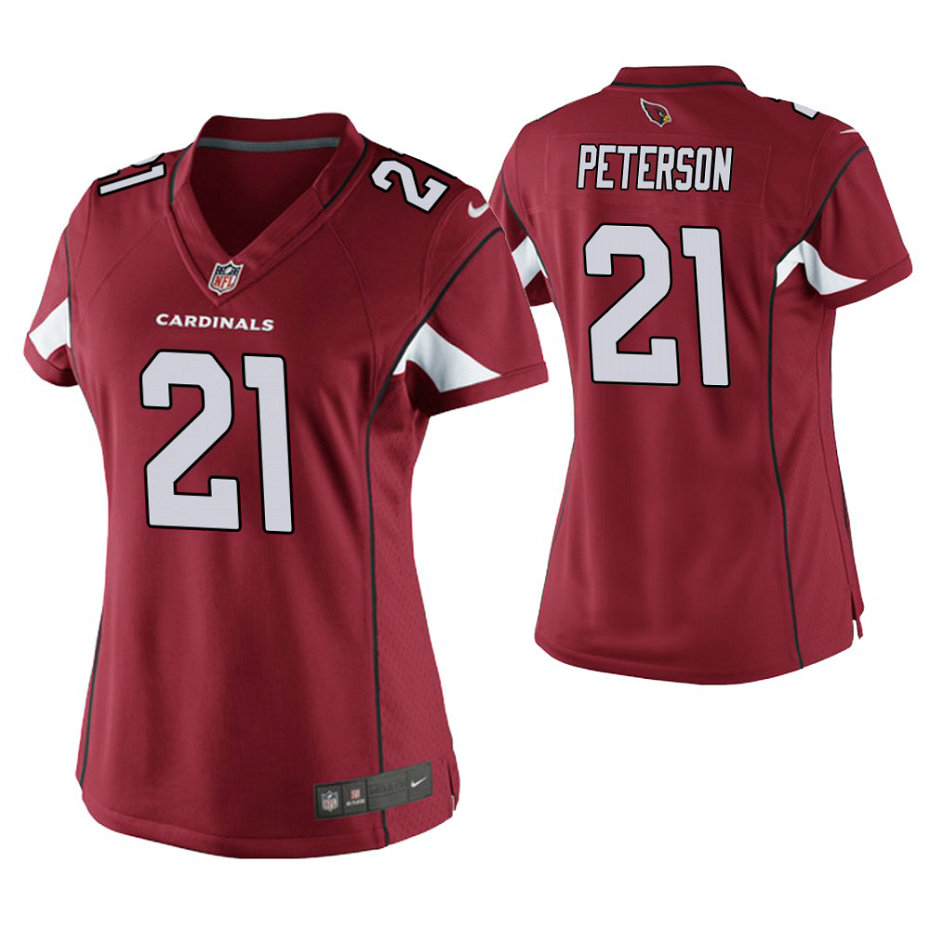 Women Arizona Cardinals #21 Patrick Peterson Cardinal Game Jersey