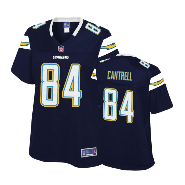 Women Los Angeles Chargers #84 Dylan Cantrell Navy Player Pro Line Jersey