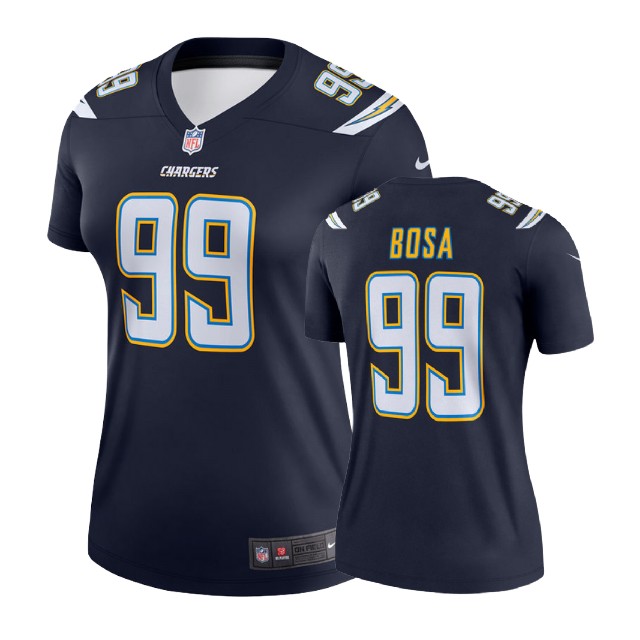 Women Los Angeles Chargers #99 Joey Bosa Navy Legend Jersey