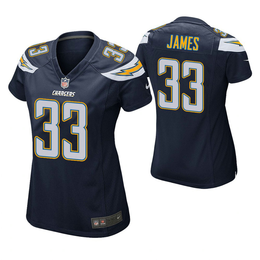 Women Los Angeles Chargers #33 Derwin James Navy Game Jersey