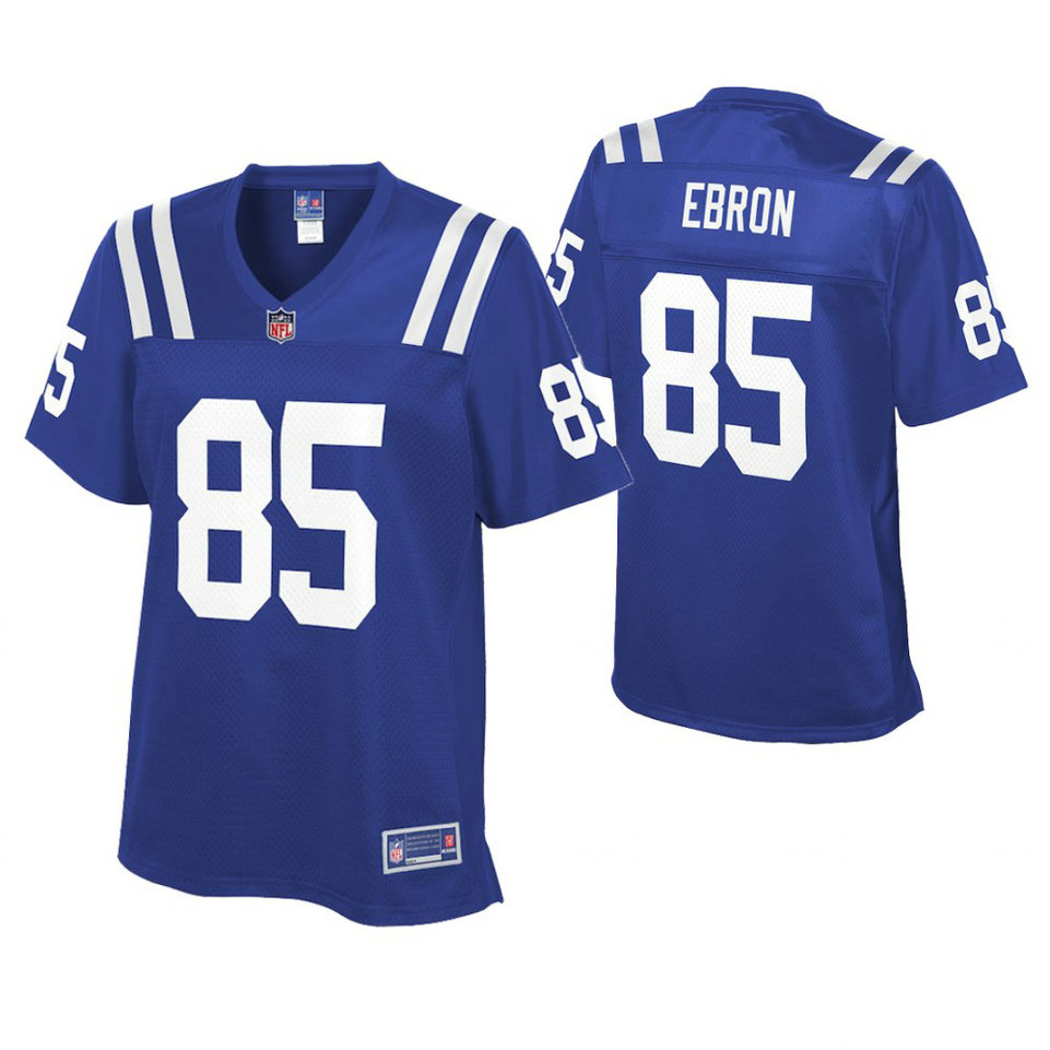 Women Indianapolis Colts #85 Eric Ebron Royal Pro Line Player Jersey
