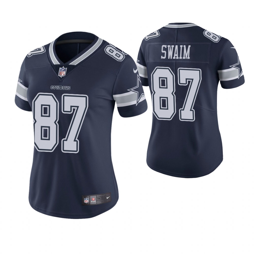 Women Dallas Cowboys #87 Geoff Swaim Navy Game Jersey Women Dallas Cowboys #87 Geoff Swaim Navy Game Jersey