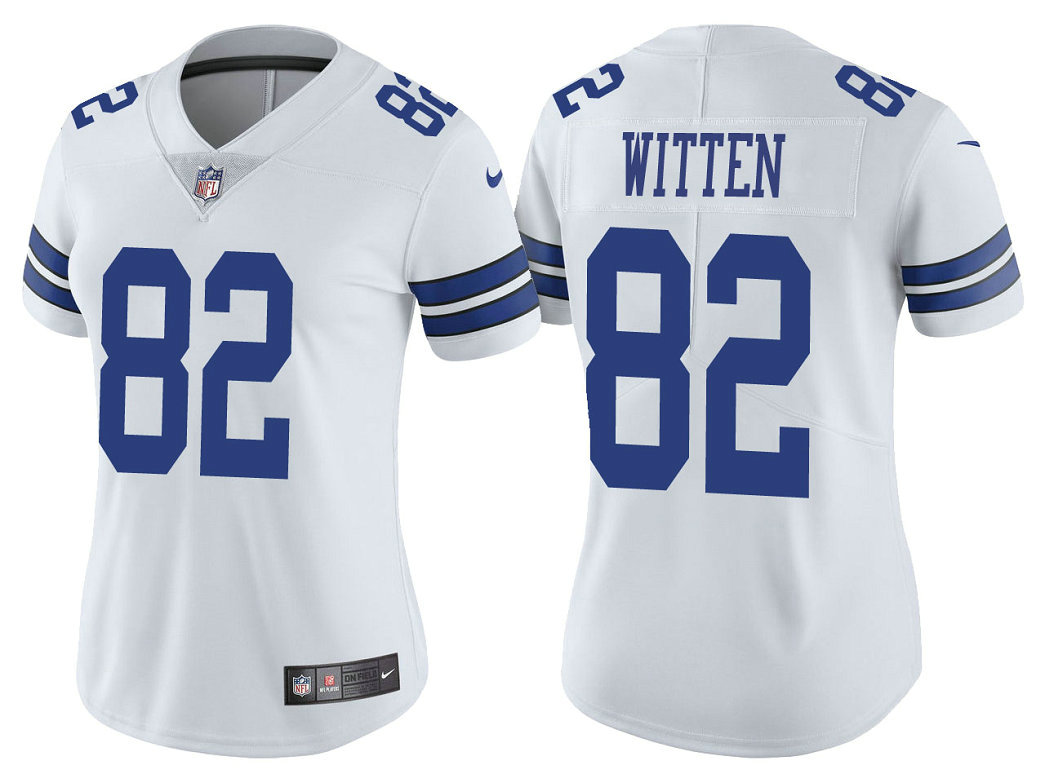 Women Dallas Cowboys #82 Jason Witten White Vapor Untouchable Limited Jersey Women Dallas Cowboys #82 Jason Witten White Vapor Untouchable Limited Jersey