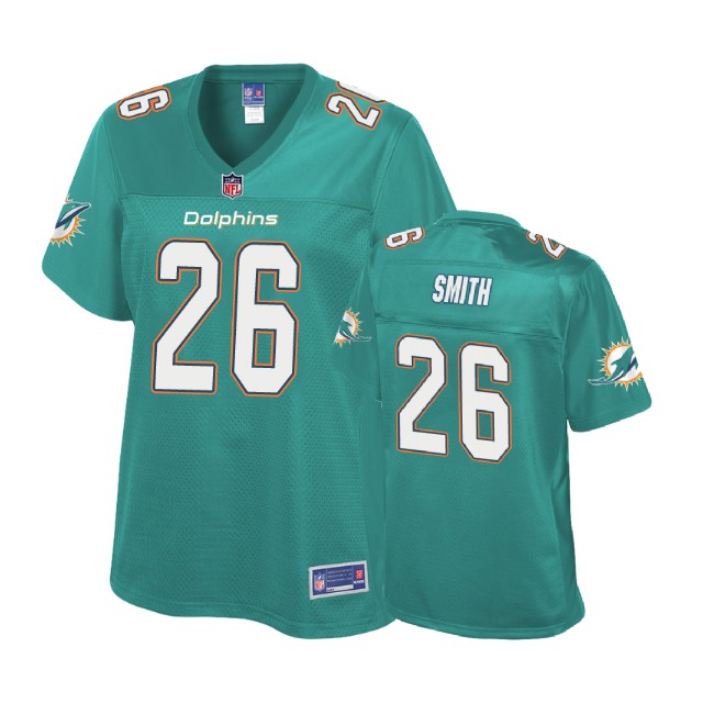 Women Miami Dolphins #26 Maurice Smith Aqua Pro Line Player Jersey Women Miami Dolphins #26 Maurice Smith Aqua Pro Line Player Jersey