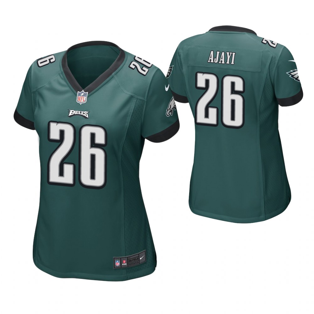 Women Philadelphia Eagles #26 Jay Ajayi Green Game Jersey
