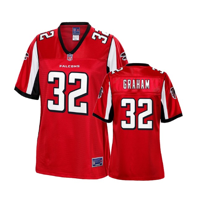 Women Atlanta Falcons #32 Tyson Graham Jr Red Player Jersey