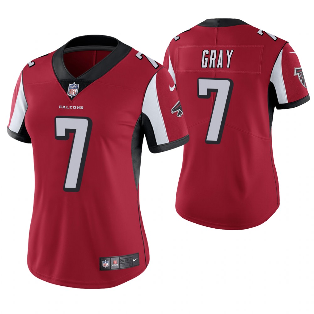 Women Atlanta Falcons #7 Devin Gray Red Game Jersey