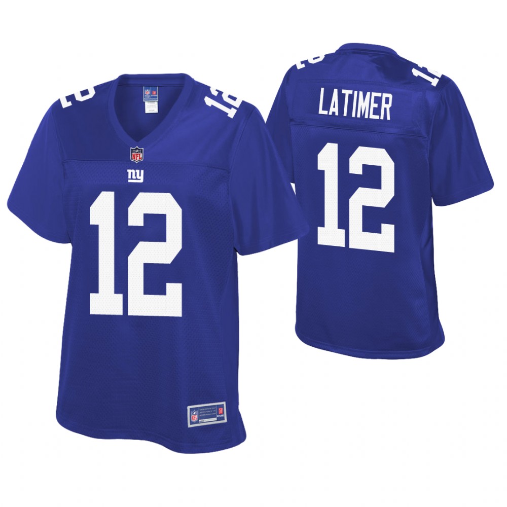 Women New York Giants #12 Cody Latimer Royal Pro Line Player Jersey Women New York Giants #12 Cody Latimer Royal Pro Line Player Jersey