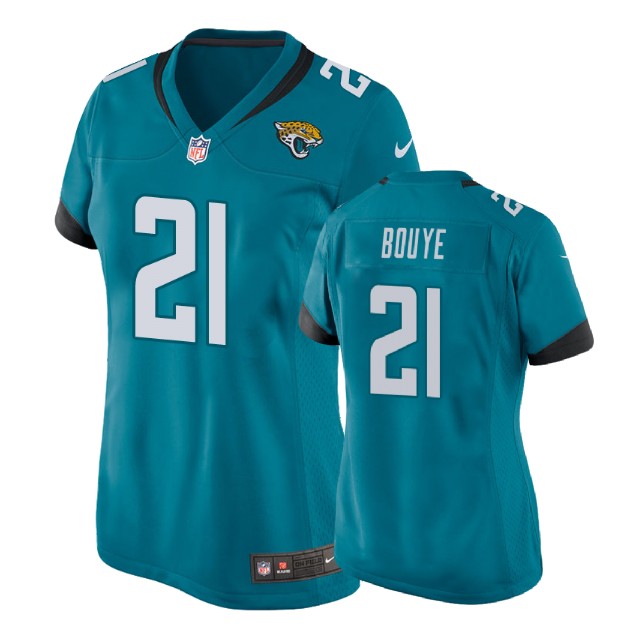 Women Jacksonville Jaguars #21 A.J. Bouye Teal Game Jersey Women Jacksonville Jaguars #21 A.J. Bouye Teal Game Jersey