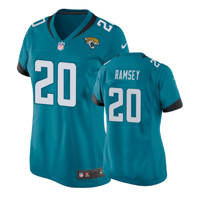 Women Jacksonville Jaguars #20 Jalen Ramsey Teal Game Jersey Women Jacksonville Jaguars #20 Jalen Ramsey Teal Game Jersey