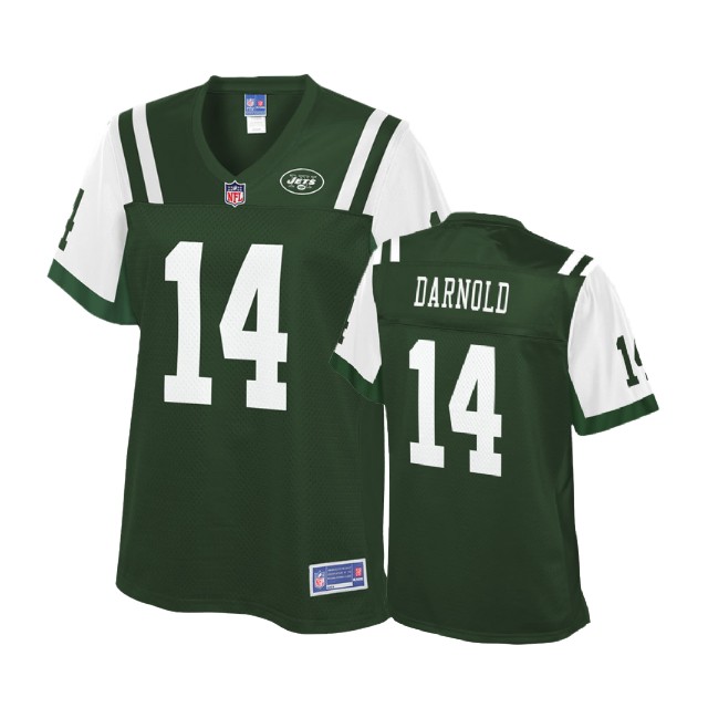 Women New York Jets #14 Sam Darnold Green Pro Line Player Jersey Women New York Jets #14 Sam Darnold Green Pro Line Player Jersey