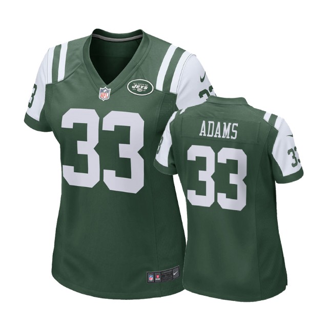 Women New York Jets #33 Jamal Adams Green Game Jersey Women New York Jets #33 Jamal Adams Green Game Jersey