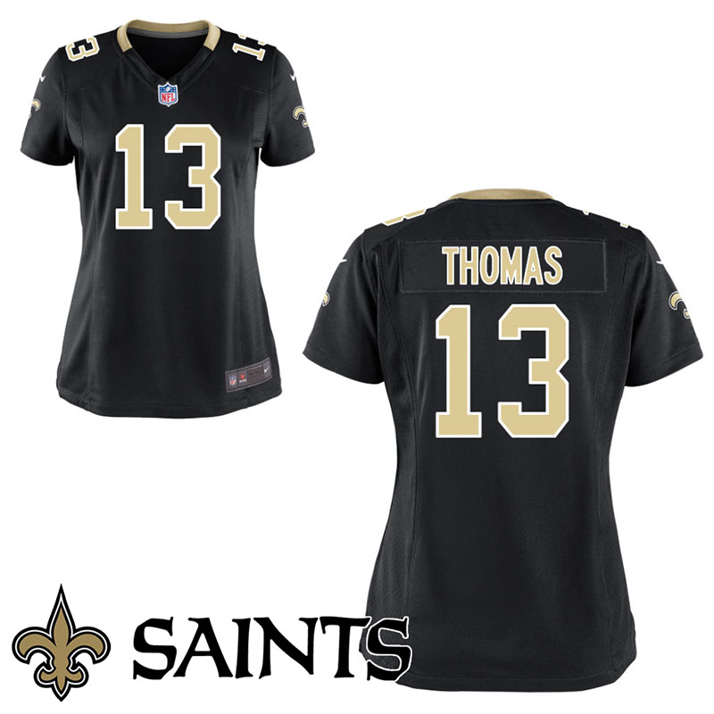 Women New Orleans Saints #13 Michael Thomas Black Game Jersey Women New Orleans Saints #13 Michael Thomas Black Game Jersey