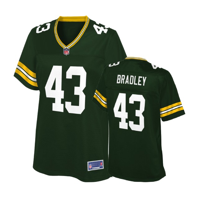 Women Green Bay Packers #43 Hunter Bradley Green Player Jersey Women Green Bay Packers #43 Hunter Bradley Green Player Jersey