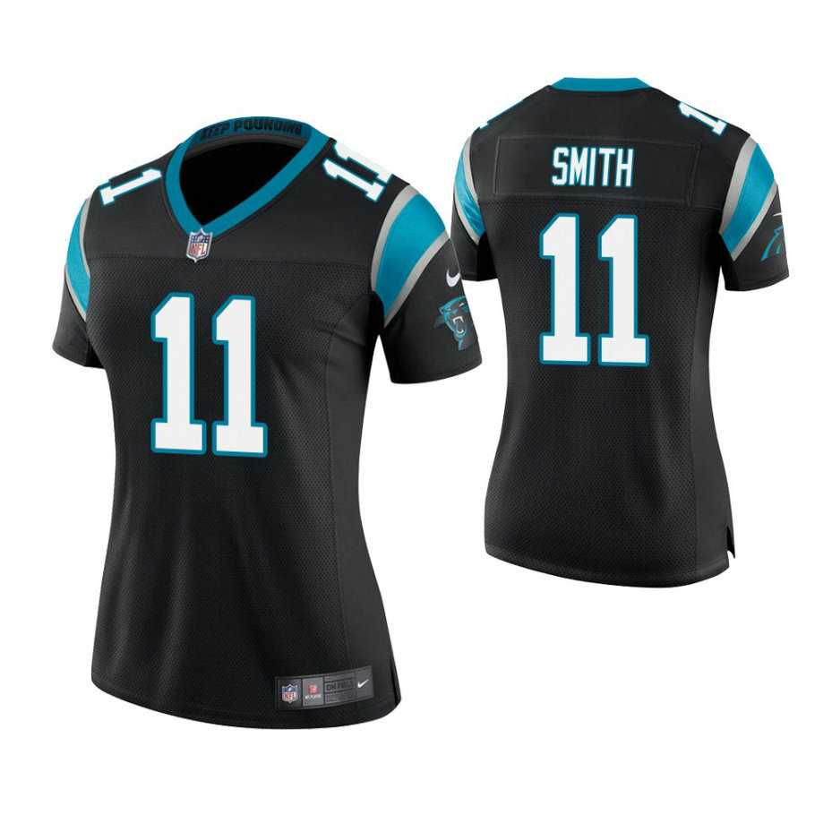 Women Carolina Panthers #11 Torrey Smith Black Game Jersey Women Carolina Panthers #11 Torrey Smith Black Game Jersey