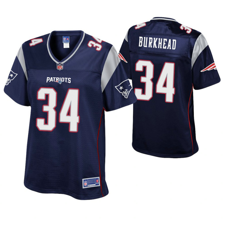 Women New England Patriots #34 Rex Burkhead Navy Pro Line Player Jersey Women New England Patriots #34 Rex Burkhead Navy Pro Line Player Jersey