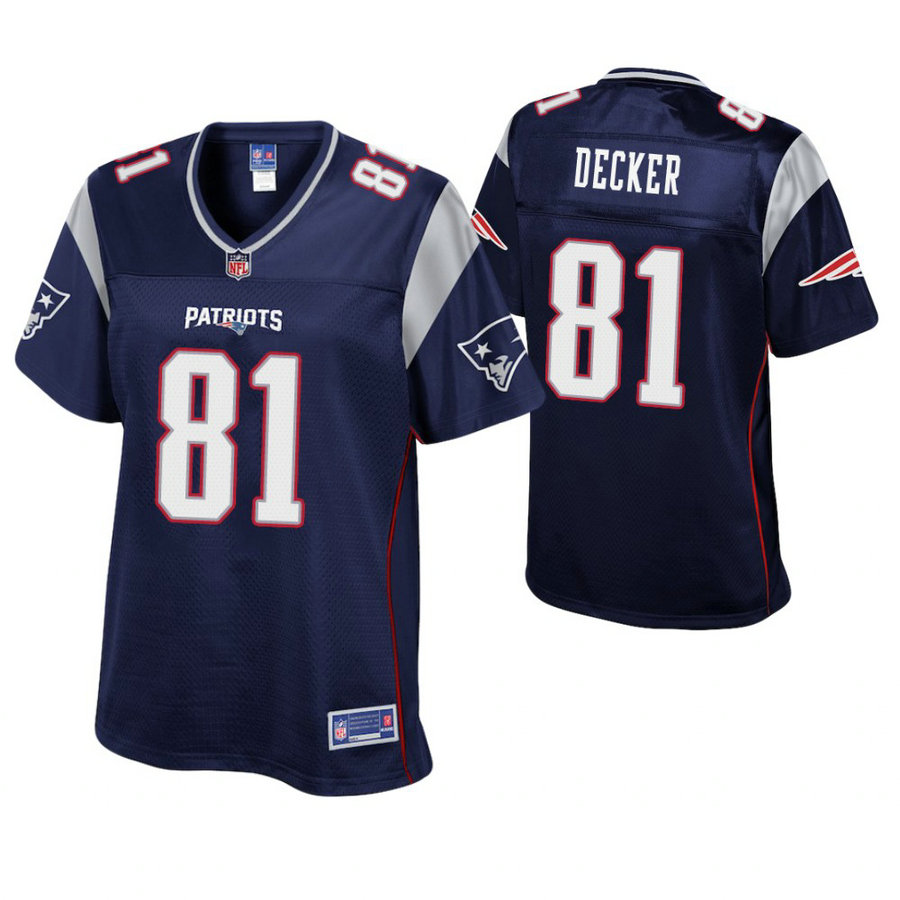 Women New England Patriots #81 Eric Decker Navy Pro Line Player Jersey Women New England Patriots #81 Eric Decker Navy Pro Line Player Jersey