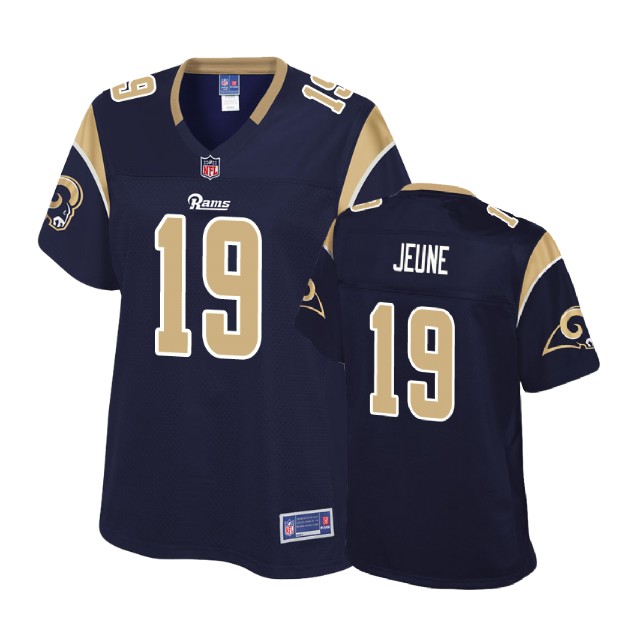 Women Los Angeles Rams #19 Ricky Jeune Navy Pro Line Player Jersey Women Los Angeles Rams #19 Ricky Jeune Navy Pro Line Player Jersey