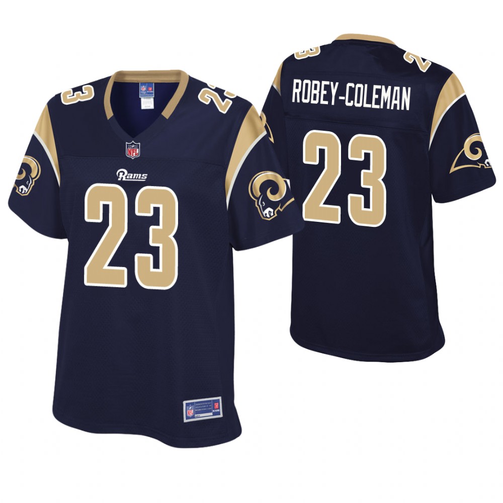 Women Los Angeles Rams #23 Nickell Robey-Coleman Navy Pro Line Player Jersey Women Los Angeles Rams #23 Nickell Robey-Coleman Navy Pro Line Player Jersey