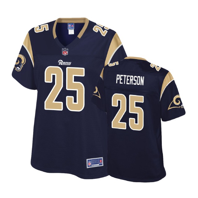 Women Los Angeles Rams #25 Kevin Peterson Navy Pro Line Player Jersey Women Los Angeles Rams #25 Kevin Peterson Navy Pro Line Player Jersey