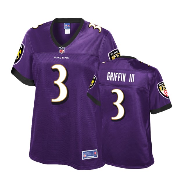 Women Baltimore Ravens #3 Robert Griffin III Purple Player Jersey Women Baltimore Ravens #3 Robert Griffin III Purple Player Jersey