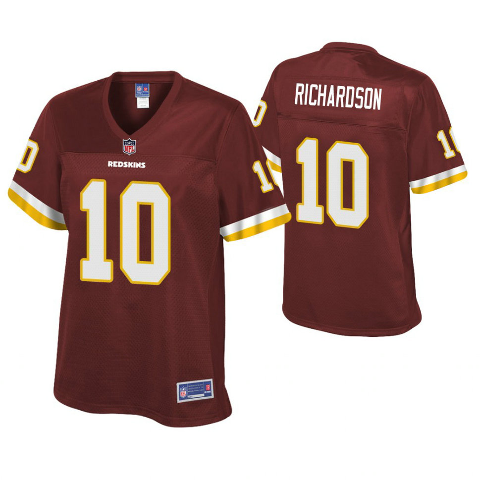 Women Washington Redskins #10 Paul Richardson Burgundy Pro line Player Jersey