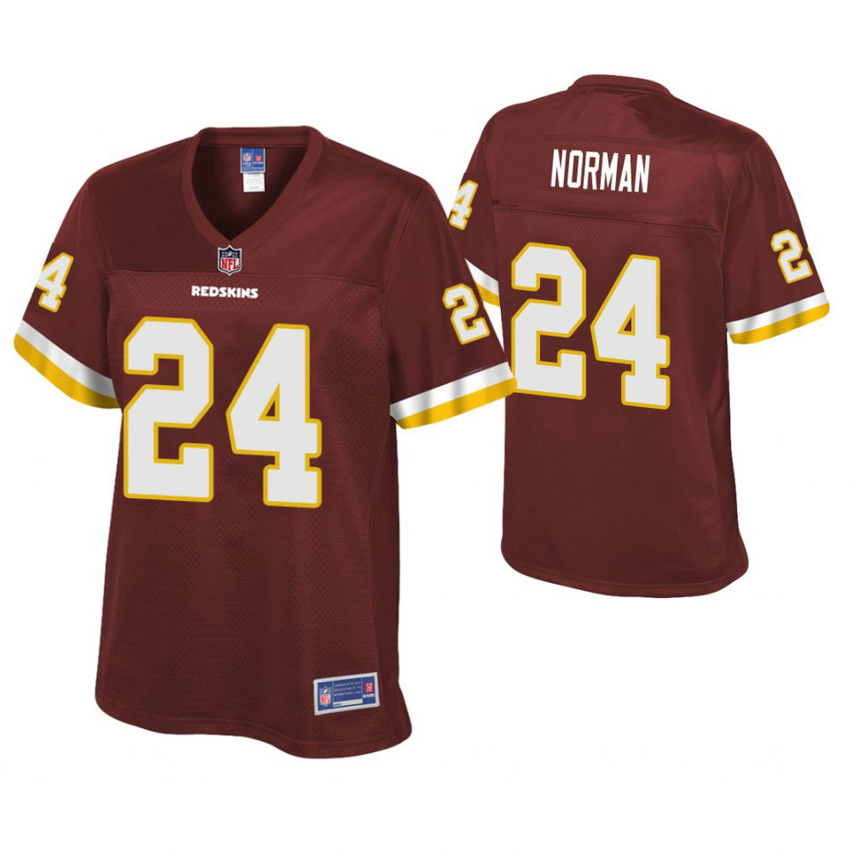 Women Washington Redskins #24 Josh Norman Burgundy Pro line Player Jersey Women Washington Redskins #24 Josh Norman Burgundy Pro line Player Jersey
