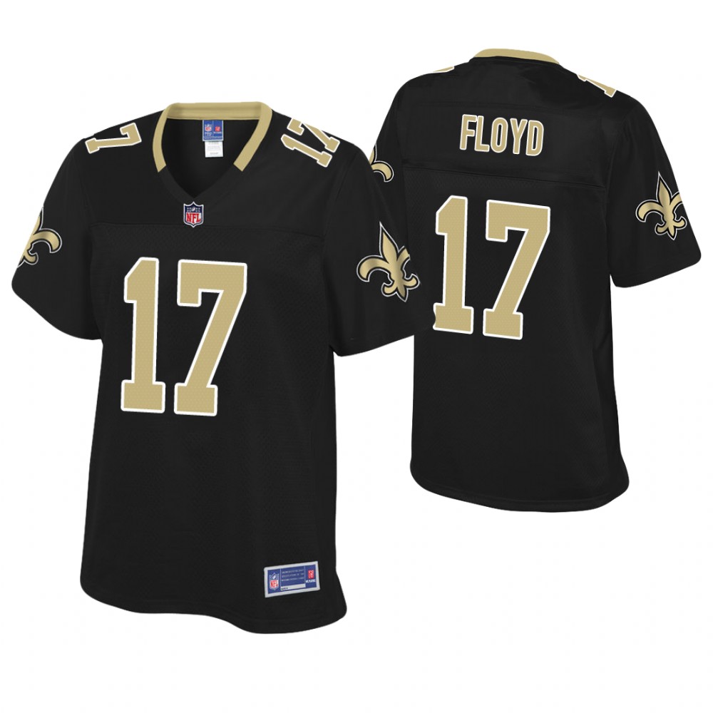 Women New Orleans Saints #17 Michael Floyd Black Pro Line Player Jersey Women New Orleans Saints #17 Michael Floyd Black Pro Line Player Jersey