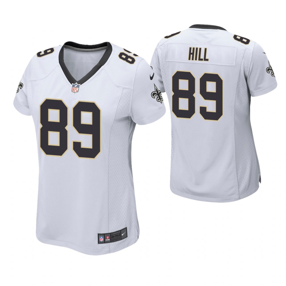Women New Orleans Saints #89 Josh Hill White Game Jersey Women New Orleans Saints #89 Josh Hill White Game Jersey