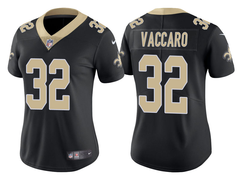 Women New Orleans Saints #32 Kenny Vaccaro Black Vapor Untouchable Limited Jersey Women New Orleans Saints #32 Kenny Vaccaro Black Vapor Untouchable Limited Jersey