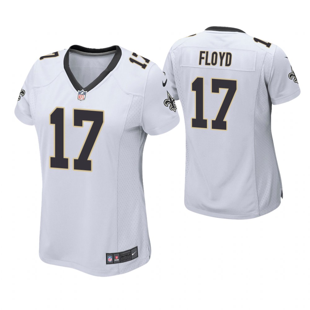 Women New Orleans Saints #17 Michael Floyd White Game Jersey Women New Orleans Saints #17 Michael Floyd White Game Jersey