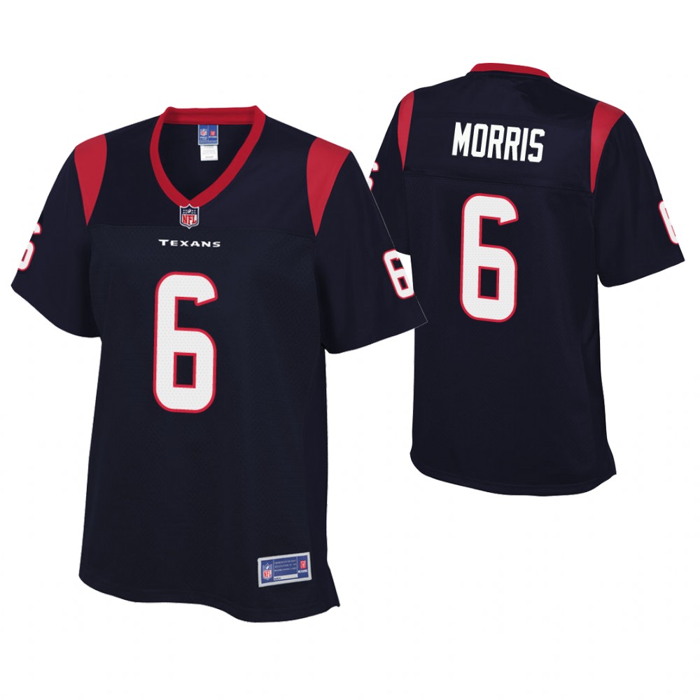 Women Houston Texans #6 Stephen Morris Navy Player Jersey Women Houston Texans #6 Stephen Morris Navy Player Jersey