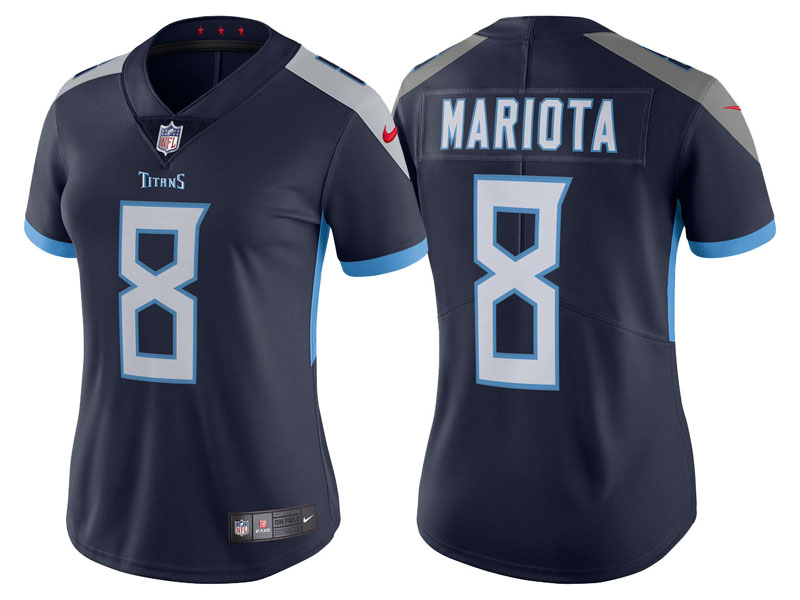 Women Tennessee Titans #8 Marcus Mariota Navy 2018 Vapor Untouchable Limited Jersey Women Tennessee Titans #8 Marcus Mariota Navy 2018 Vapor Untouchable Limited Jersey