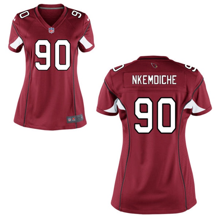 Women Arizona Cardinals #90 Robert Nkemdiche Cardinal Game Jersey