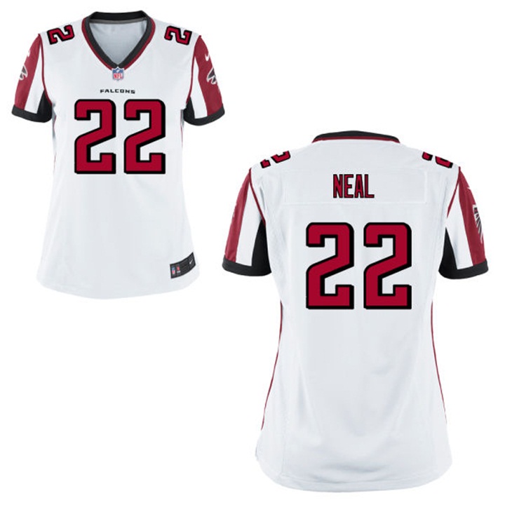Women Atlanta Falcons #22 Keanu Neal White Game Jersey