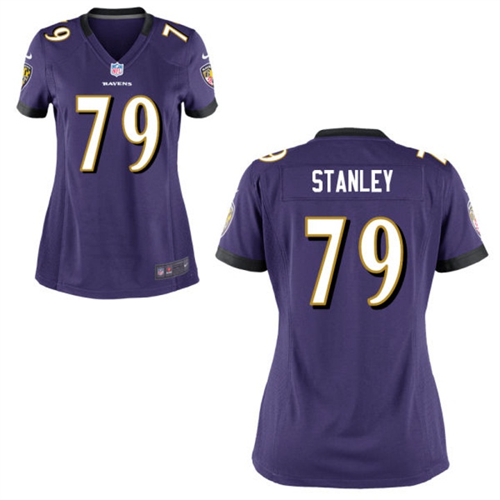 Women Baltimore Ravens #79 Ronnie Stanley Purple Game Jersey Women Baltimore Ravens #79 Ronnie Stanley Purple Game Jersey