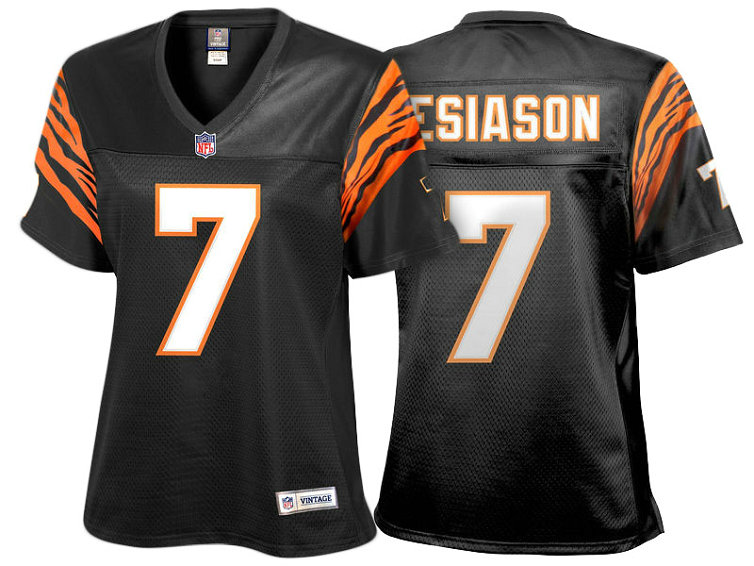 Women Cincinnati Bengals #7 Boomer Esiason Black Retired Player Jersey With Super Bowl LVI Patch Women Cincinnati Bengals #7 Boomer Esiason Black Retired Player Jersey With Super Bowl LVI Patch