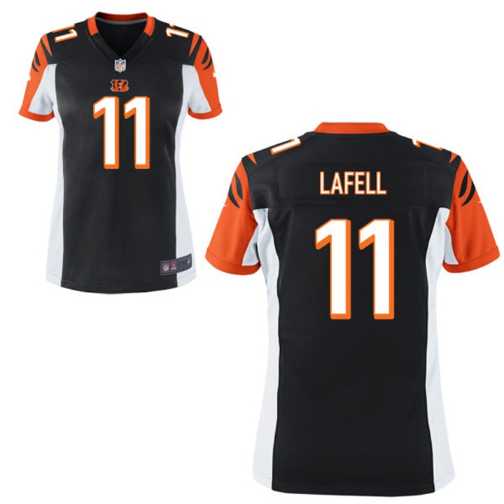 Women Cincinnati Bengals #11 Brandon Lafell Black Game Jersey With Super Bowl LVI Patch Women Cincinnati Bengals #11 Brandon Lafell Black Game Jersey With Super Bowl LVI Patch