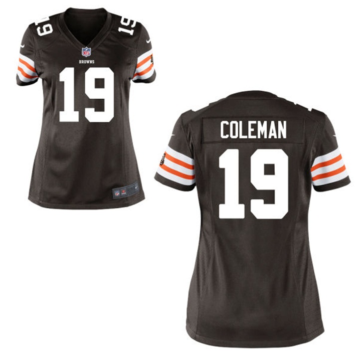 Women Cleveland Browns #19 Corey Coleman Black Historic Logo Game Jersey Women Cleveland Browns #19 Corey Coleman Black Historic Logo Game Jersey